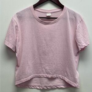 4 for $25 🌸 Daybreak Soft Pink Cropped Tee 🌸
